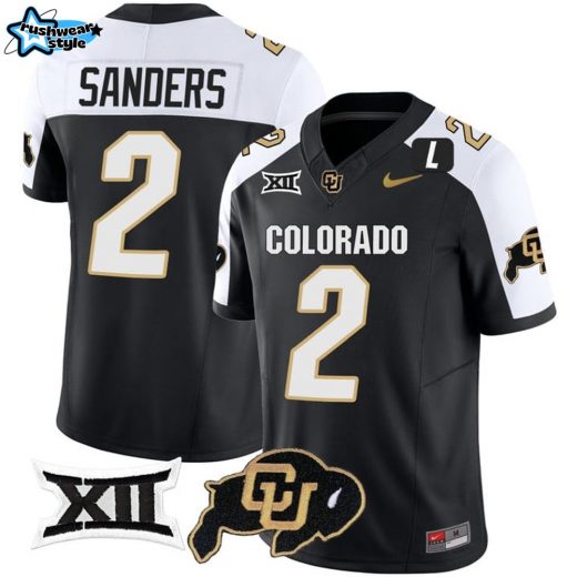 Men’s Colorado Buffaloes Vapor Limited Jersey V2 – Big 12 XII Patch