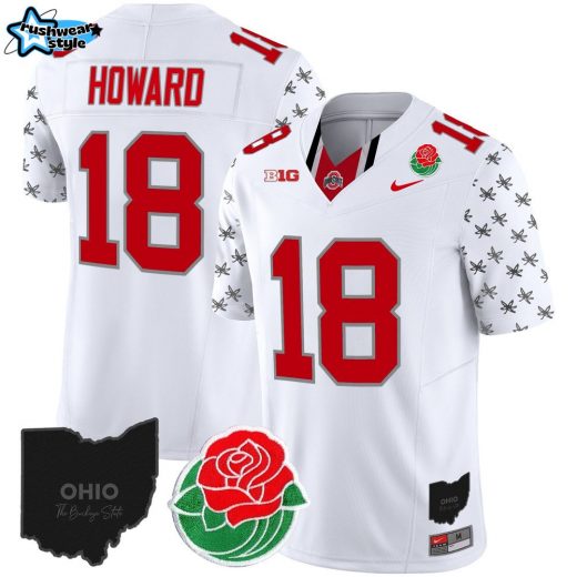 Men’s Ohio State Buckeyes Rose Bowl Vapor Limited Jersey