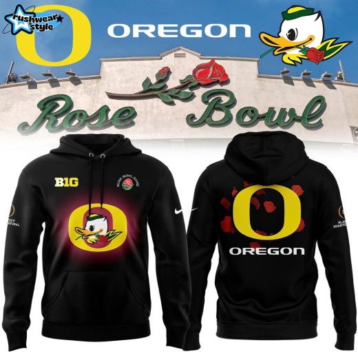 Men’s Oregon Football 2024 Rose Bowl Game Premium Limited Pullover Hoodie