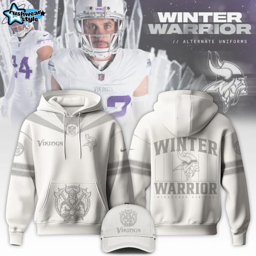 Minnesota Vikings 2024 Winter Warrior Hoodie Limited Editions