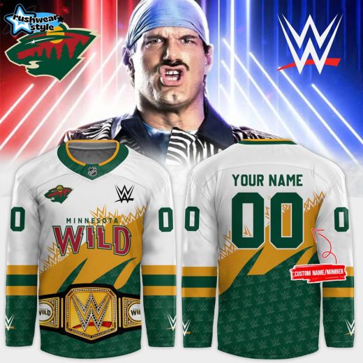 Minnesota Wild WWE Night 2024 Premium Custom Jersey