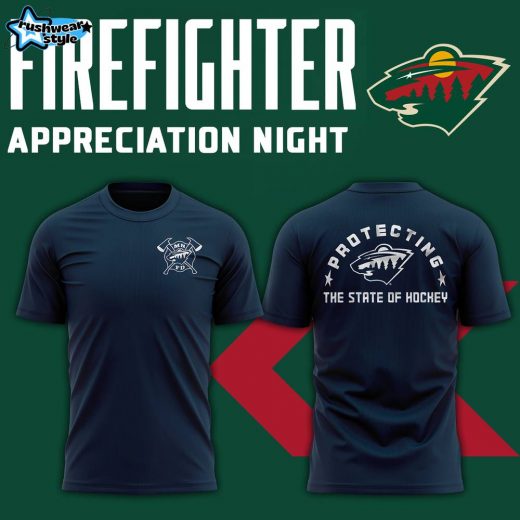 Minnesota Wild x 2024 Firefighter Appreciation Night Premium Limited Tee