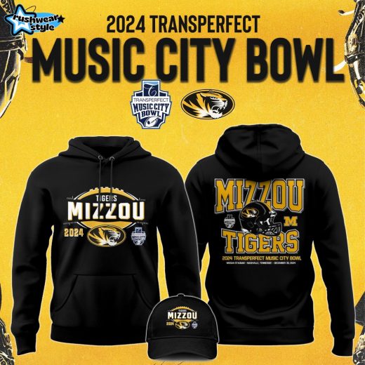 Mizzou Football 2024 TransPerfect Music City Bowl Hoodie V1