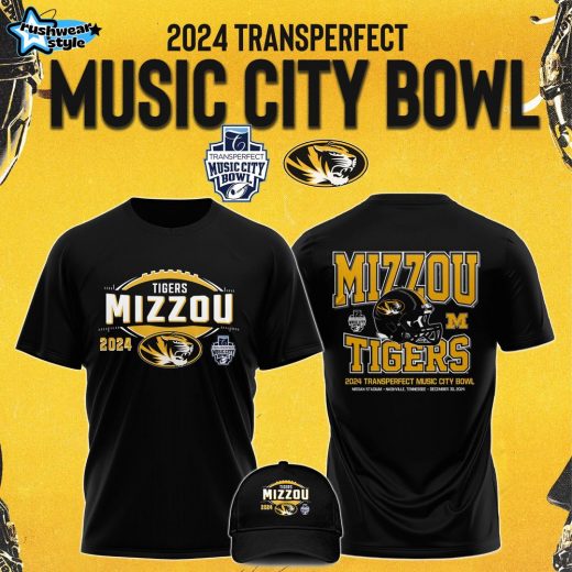 Mizzou Football 2024 TransPerfect Music City Bowl TShirt V1