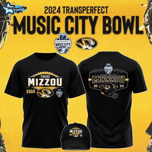 Mizzou Football 2024 TransPerfect Music City Bowl TShirt V2