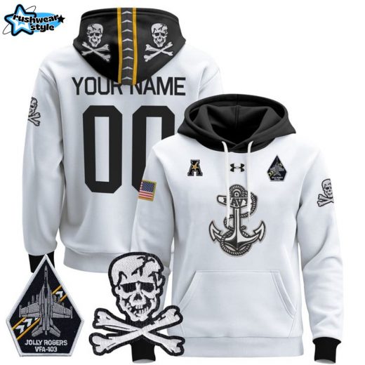 Navy Midshipmen 2024 Custom Pullover Hoodie V3