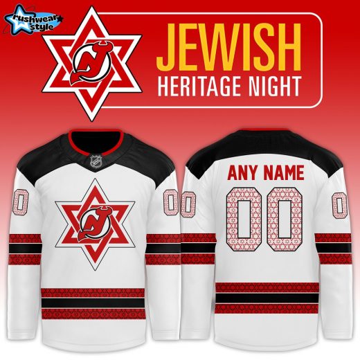 New Jersey Devils 2024 Jewish Heritage Night Premium Custom Jersey