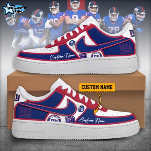 New York Giants – Nike Air Force 1 shoes