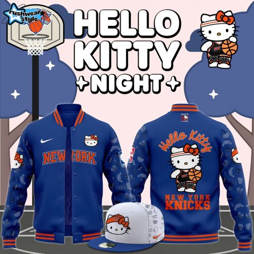 New York Knicks x Hello Kitty Night 2024 Premium Bomber Jacket