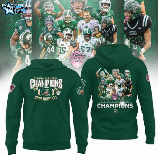 OHIO BOBCATS StaffDNA CURE BOWL CHAMPIONS HOODIE V2