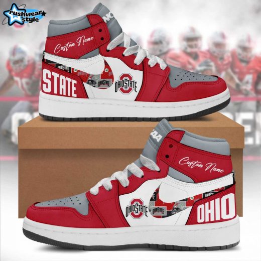 Ohio State Personalized Football Shoes – Custom Design