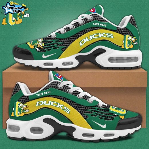 Oregon Ducks 2024 Air Max Plus Sneakers Limited Edition Version 2.0