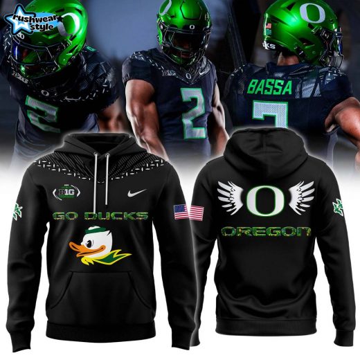 Oregon Ducks Big Ten Championship Football Hoodie 2024