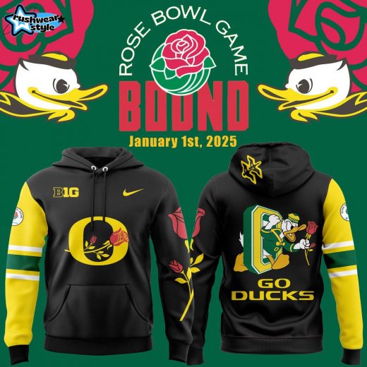 Oregon Ducks Rose Bowl Game 2024 Limited Hoodie