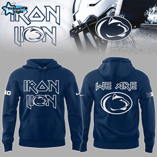 Penn State Big10 2024 Limited Iron Lion Navy Hoodie