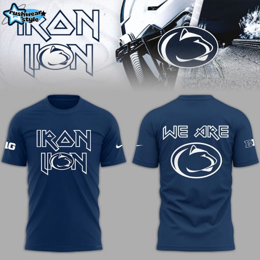 Penn State Big10 2024 Limited Iron Lion Navy T-Shirt