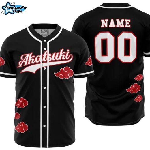 Personalized Akatsuki  Baseball Jersey