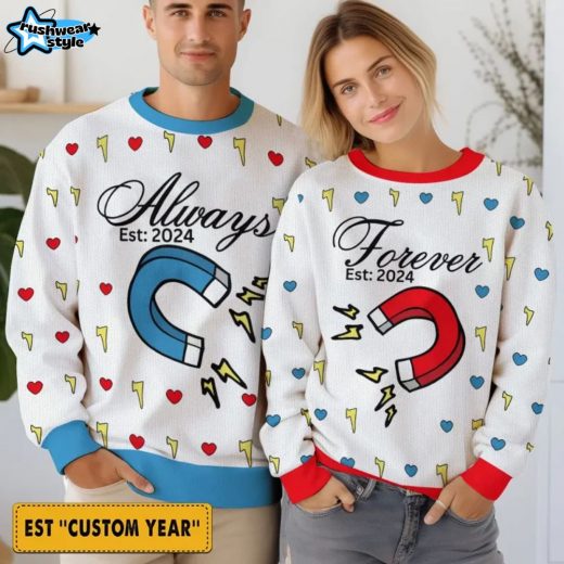 Personalized Couple funny Valentine Sweater