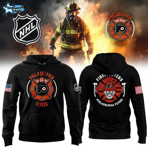 Philadelphia Flyers Firefighter Appreciation Night 2024 Premium Hoodie