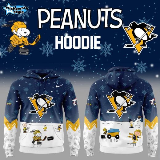 Pittsburgh Penguins Peanuts & Snoopy Night Nike Hoodie