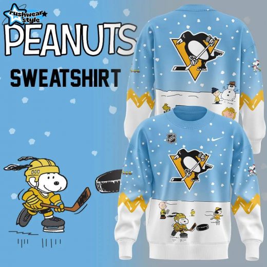 Pittsburgh Penguins Peanuts & Snoopy Night Nike Sweatshirt