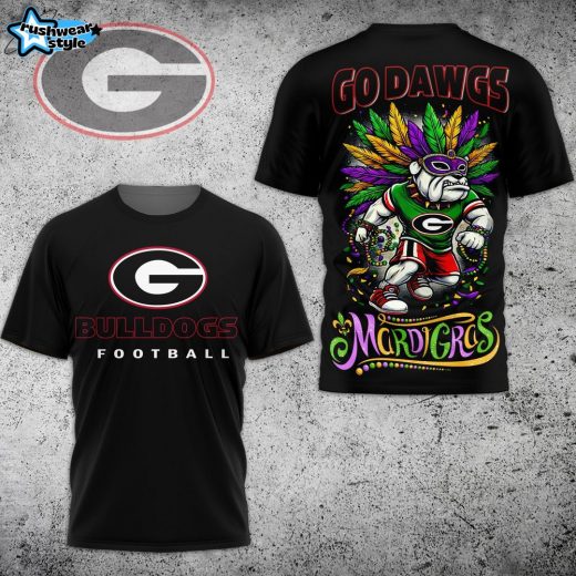 Premium Bulldogs Football Go Dawgs T-Shirt For Georgia Fans