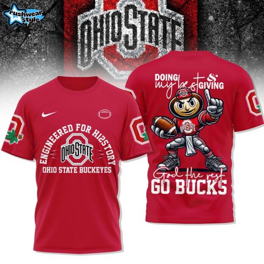 Premium Ohio State Buckeyes Doing My Best Giving 3D Shirt