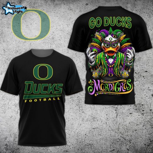 Premium Oregon Ducks Mardigras T-Shirt For College Fans