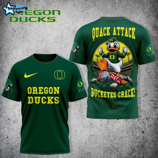 Premium Oregon Ducks Quack attack T-shirt