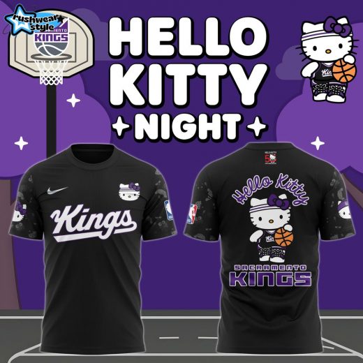 Sacramento Kings Hello Kitty Night 2024 Premium Limited Tee