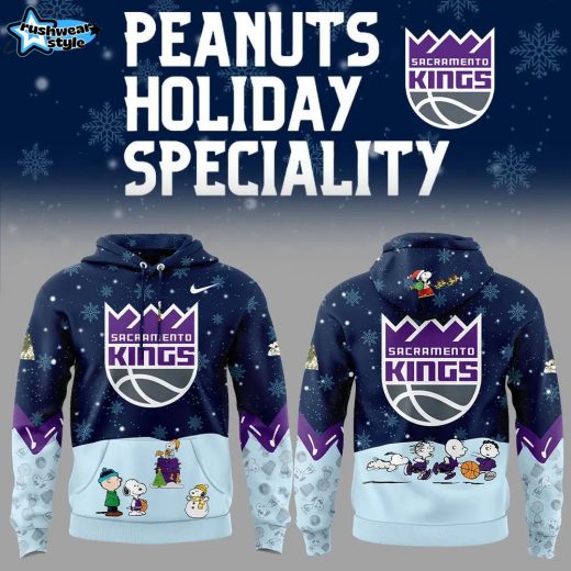 Sacramento Kings Peanuts & Snoopy Nike Hoodie Midnight