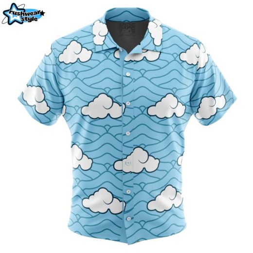 Sakonji Urokodaki Demon Slayer Button Up Hawaiian Shirt