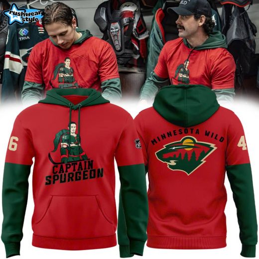 Special Captain Spurgeon NHL Minnesota Wild Hoodie