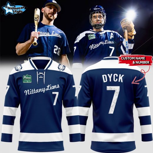 Special Chicago Cubs x Nittany Lions Penn State Hockey Jersey