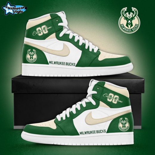 Special Edition Milwaukee Bucks 2024 Air Jordan1 Shoes