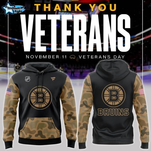 Special Edition Veterans Day Boston Bruins Hoodie