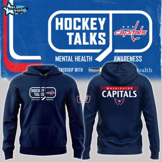 Special Hockey Talks Night Washington Capitals Hoodie