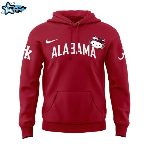 Special New Hello Kitty x Alabama Basketball Hoodie