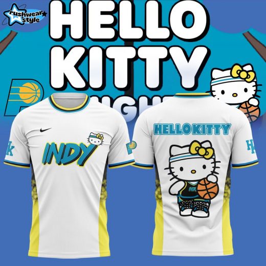 Special New Indiana Pacers x Hello Kitty Tshirt 2024