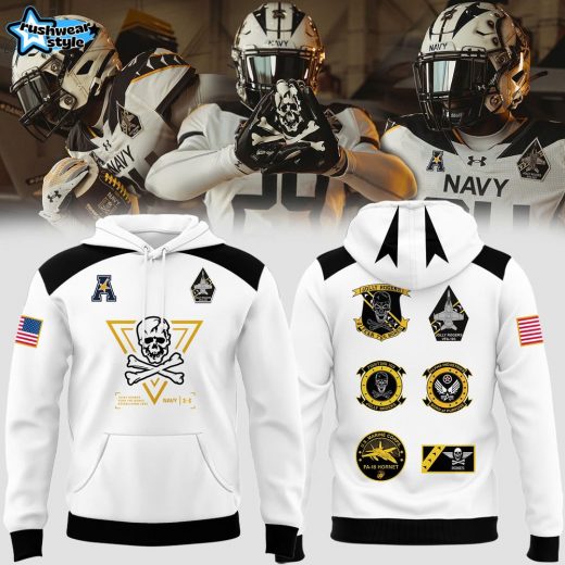 Special New Jolly Rogers Navy Midshipmen Hoodie