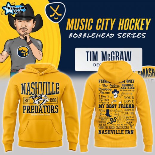 Special Tim McGraw Nashville Predators Hoodie