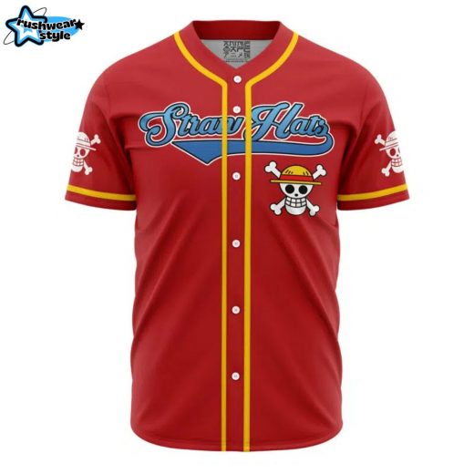 Strawhats Luffy One Piece Baseball Jersey