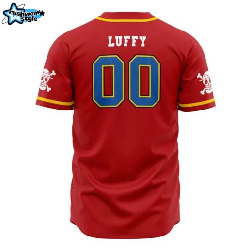 Strawhats Luffy One Piece Baseball Jersey