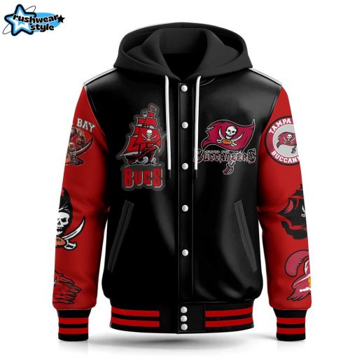 Tampa Bay Buccaneers Hooded Baseball Jacket