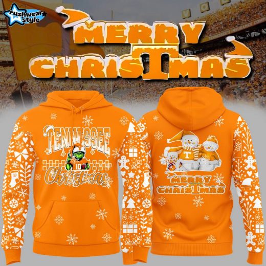 Tennessee Volunteers Merry Christmas Hoodie 2024