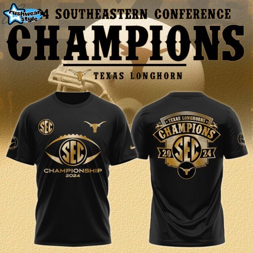 Texas Longhorns Football Champions Southeastern Conference 2024 TShirt Limited Edition