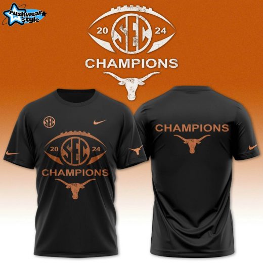 Texas Longhorns Football TShirt Black