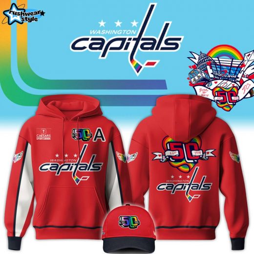 Washington Capitals Special Pride Night Hoodie 2024