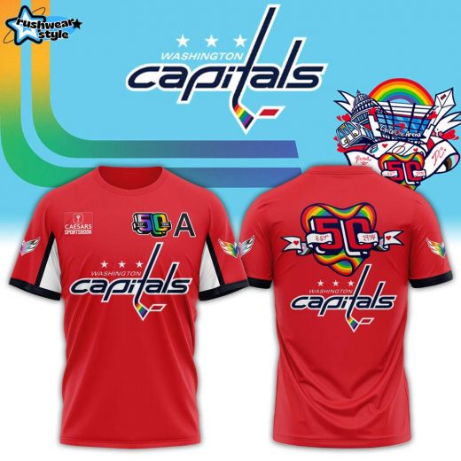 Washington Capitals Special “Pride Night” T-shirt 2024