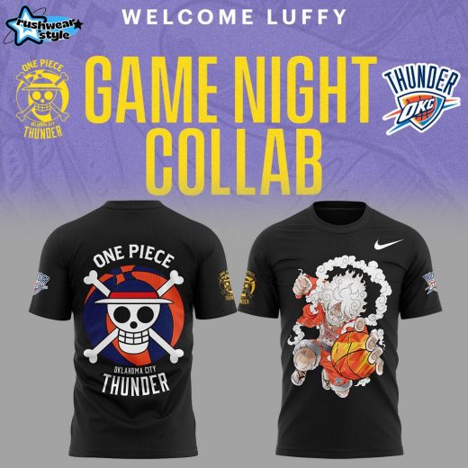 Welcome Luffy Gear 5 are joining the Oklahoma City Thunder Black Tshirt